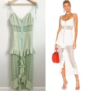 For Love & Lemons Lovebird Midi Dress